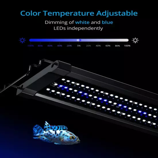 ClassicLED Gen 2 Aquarium Light, 11 Watts, Dimmable LED Fish Tank Light with ...