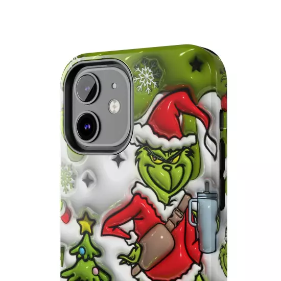 Grinch Tough Phone Cases Samsung S20 S21 S22 S23 Iphone 15 14 13 12 11