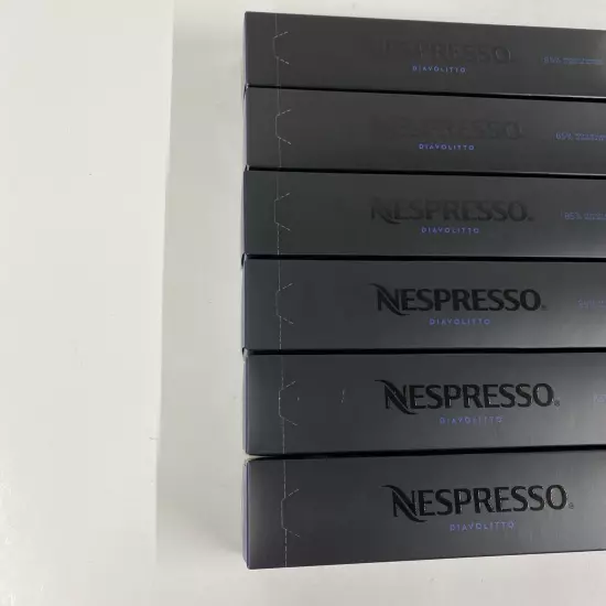 LOT x120 NESPRESSO VERTUO DIAVOLITTO Espresso Capsules Coffee Pods 1.35 Oz