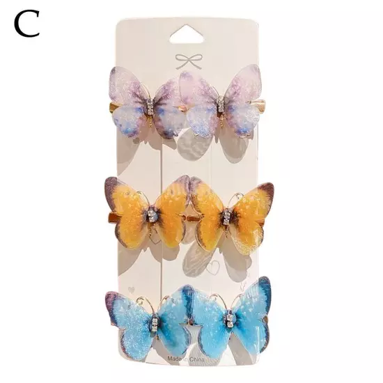 Butterfly Hair Clips Claw Barrettes Mini Jaw Clip Hairpin for Women G Prod