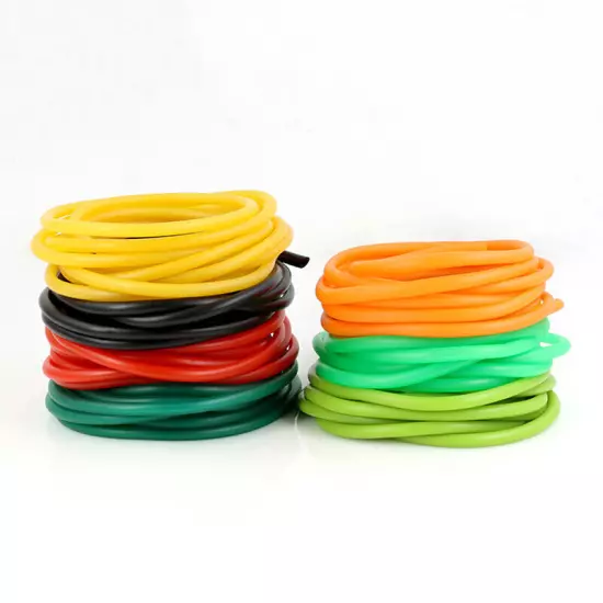 Natural Latex Tube Rubber High Elastic Hose Catapult Tension Band Colorful