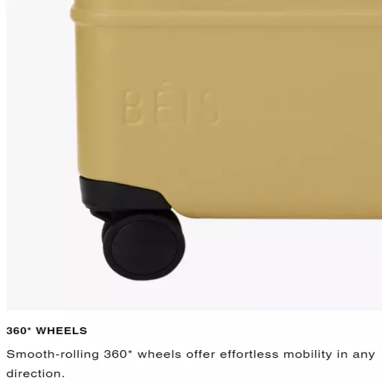 Beis The Large Check-In Roller - Multiple Colors Available