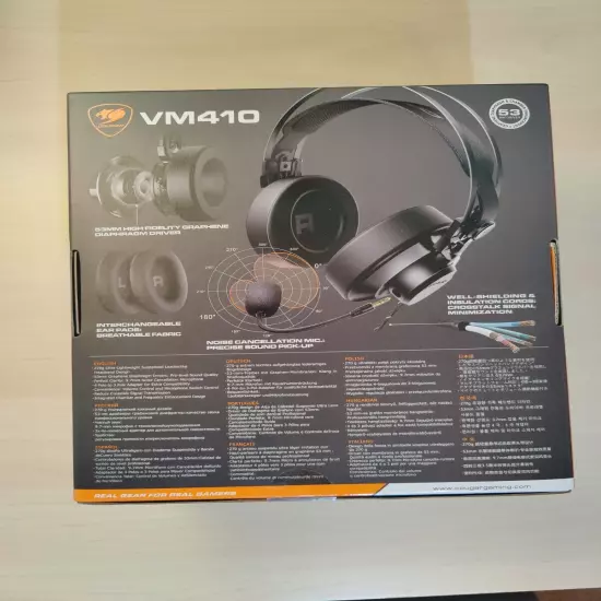 COUGAR Gaming Headset VM410, Brand New, Factory Sealed