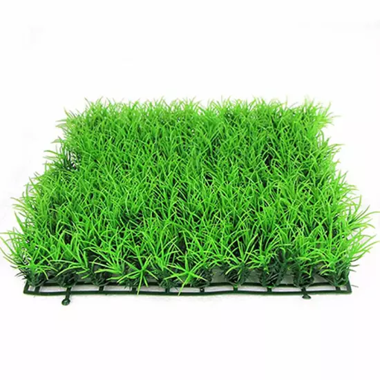 Artificial Water Aquatic Green Grass Plant Lawn Aquarium Fish Tank Landscap Sn