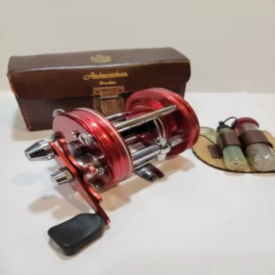 Fully Serviced Abu Garcia Ambassadeur 6000 Vintage Reel with Case