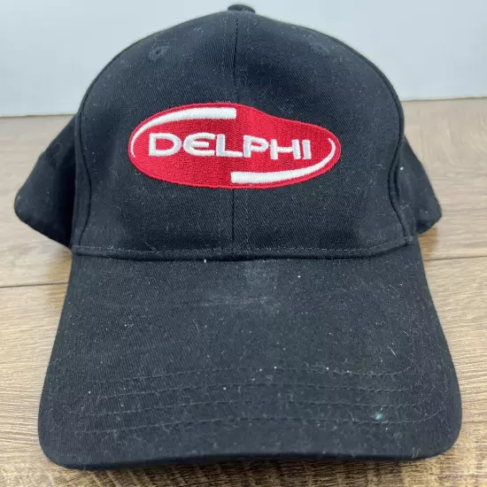 Delphi Hat Delphi Black Hat Adjustable Adult Size Hat Black Cap