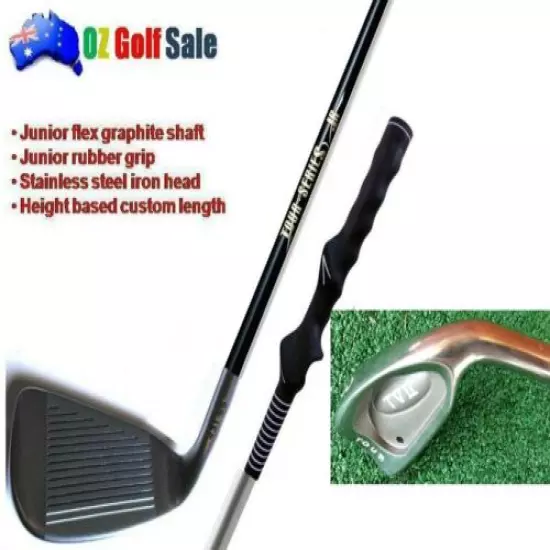 Junior /Kid Graphite Shaft Golf Training Iron Club w/ Training Grip #4 /6 /7