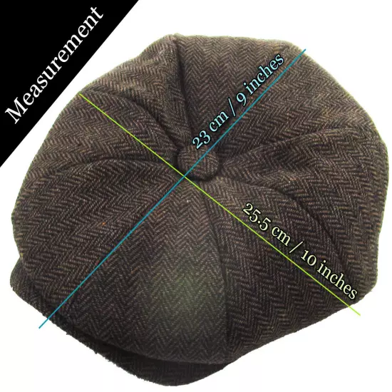 Mens Ivy Hat Golf Driving Ascot Winter Flat Cabbie Newsboy