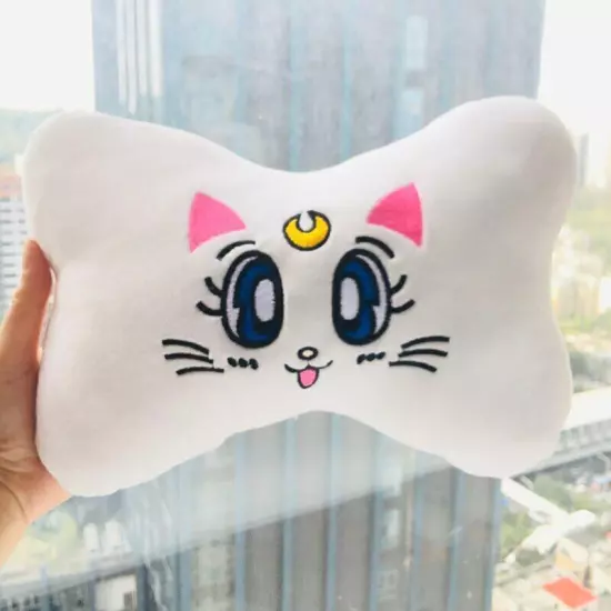 Sailor Moon Cat Neck Pillows soft Car belts Headrest Seat Head Cushion