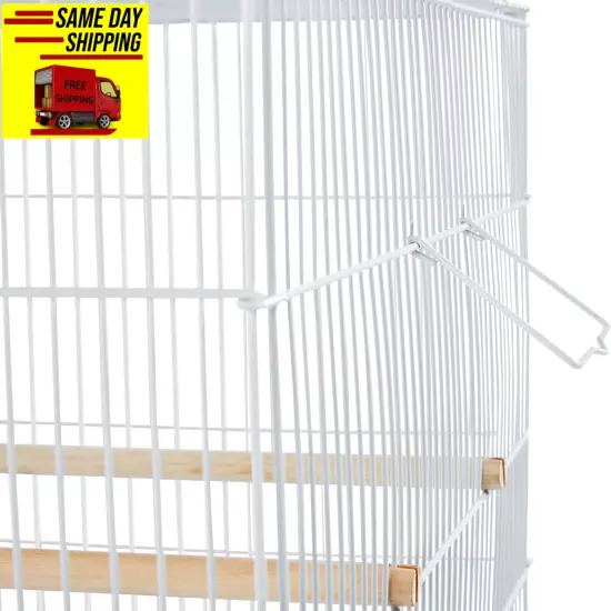 Yaheetech 30-Inch Stackable Flight Bird Cages for Parakeets Cockatiels Conures F