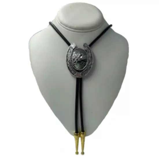 Bolo Tie for Men Western Cowboy Native American Horse Rider Necktie