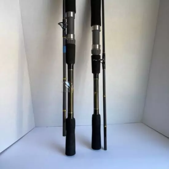 BEACH RUNNER FISHING POLES ( 2 ) 9 ft pole and one 10 ft pole