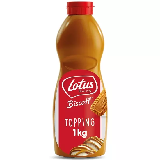 Lotus Biscoff Topping Syrup Sauce 1kg