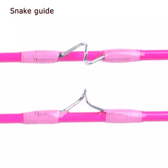 Pink Fly Rod 9' 5WT 4Sec & Fishing Rod Tube & WF5F Fly Line Combo Youth Girl's