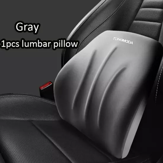 Car Lumbar Back Support Headrest Neck Pillow Universal Soft Neck Pillows Cushion