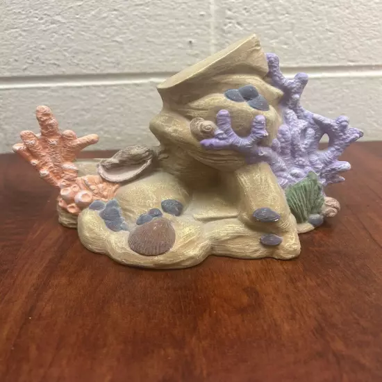 Fish Tank Decoration Accessories Lot of 2 Ceramic Coral Reefs