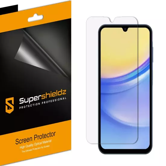 3X Supershieldz Clear Screen Protector Saver for Samsung Galaxy A15 5G