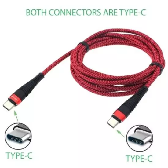 For Samsung Galaxy Z Fold6 - Type-C to USB-C 6ft PD Cable Charger Cord Power