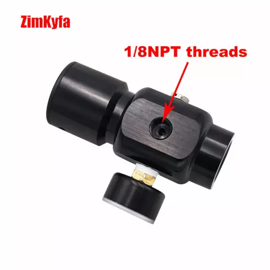 CO2 HPA Mini SFR Regulator 0.825"-14NGO INPUT 1500 PSI OUTPUT 0-130 PSI Air Tool