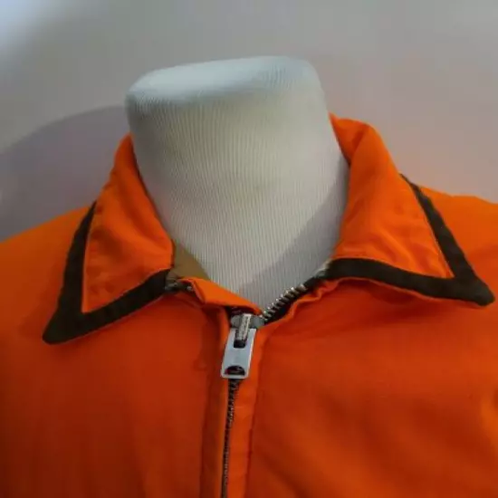 Vintage 10-X America's Finest Sport Clothing Men's Jacket L Coat Hunting Orange 