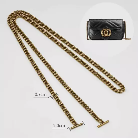 Chain Crossbody Shoulder Strap for Gucci Marmont/Dionysus mini Speedy Series