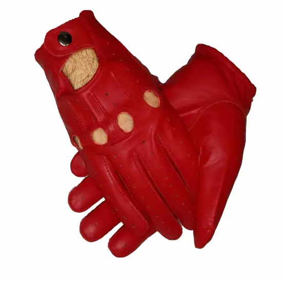 Genuine Leather Driving Gloves 