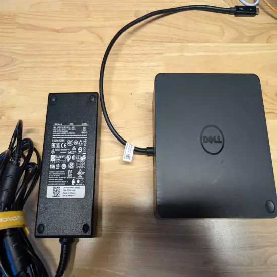 Genuine Dell Thunderbolt Dock USB Type-C 03V37X TB16 K16A 