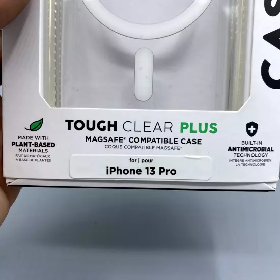 New Case-Mate Tough Clear Plus Case for Magsafe for Apple iPhone 13 Pro Clear