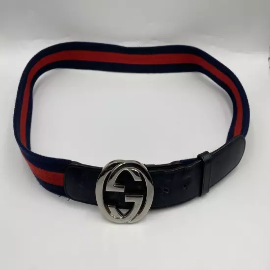 Gucci Interlocking Leather Belt Men s