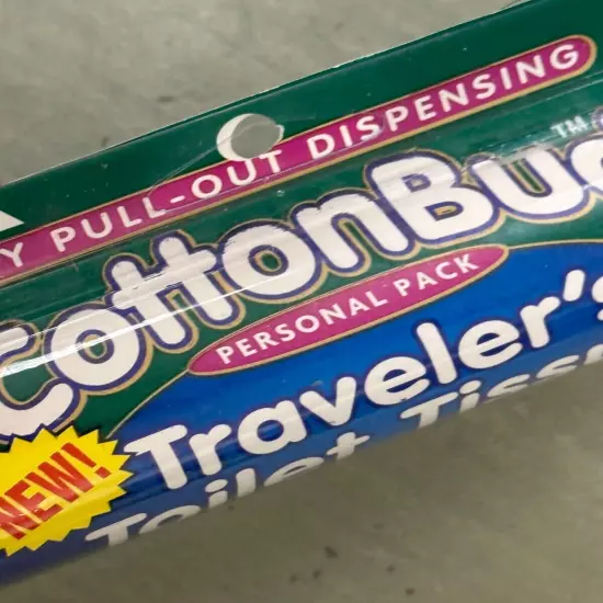 CottonBud Traveler's Toiletry Dispenser Cotton Buds Movie Prop VTG 1997 NOS 