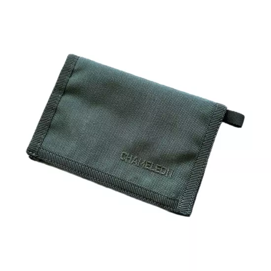 Chameleon Bifold Wallet Mens Military Tactical Green Canvas Thin