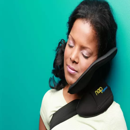 NapAnywhere Award Winning Alternative Head Support Travel Pillow Lime