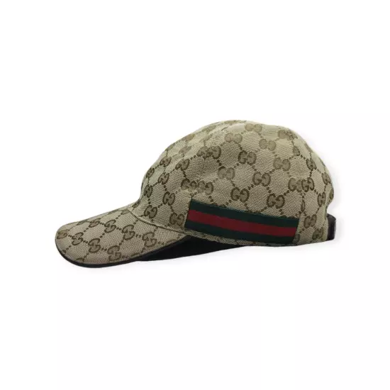 Gucci Original GG Canvas Baseball Hat with Web - Natural