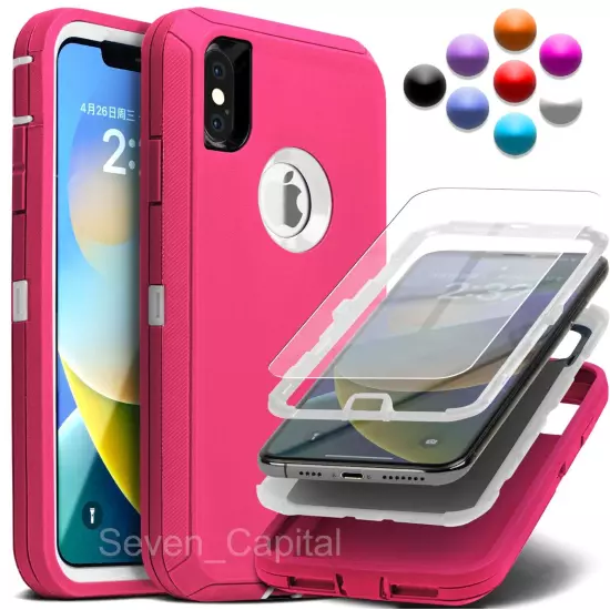 For Apple iPhone X XR XS Max 10 Shockproof Protective Rugged Hard Cover Case