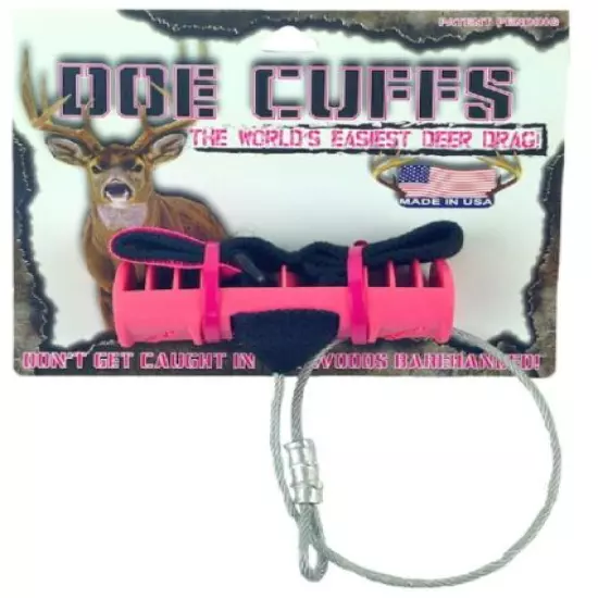 Doe Cuffs Pink Hunting Season Deer Drag Outdoors Easy Grip Hooves By Buck Cuffs