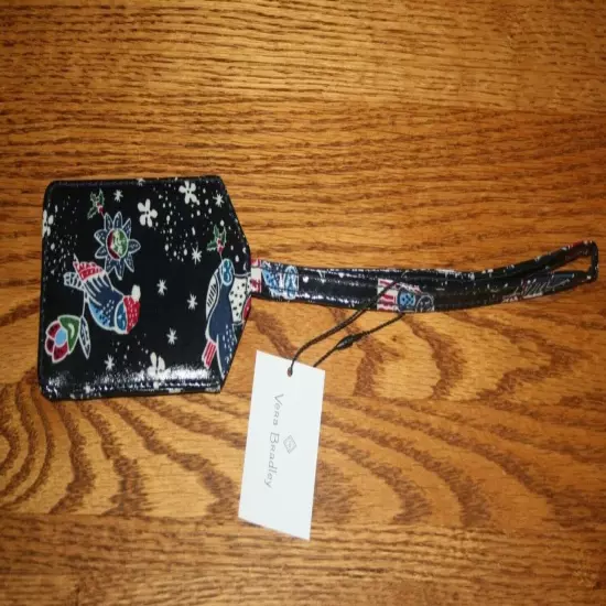 Vera Bradley LUGGAGE TAG ICONIC laminated travel suitcase ID case RETIRED NEW