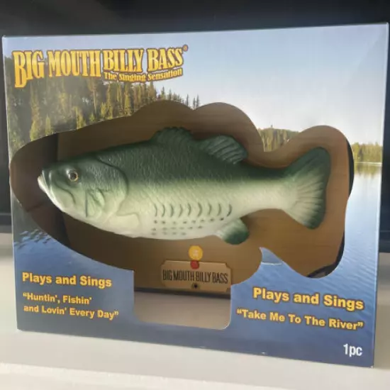 Gemmy Big Mouth Billy Bass Motion Activated Singing Fish 2021 Walmart Exclusive