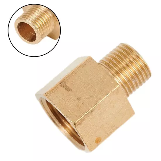 Brass For BSP-NPT Adapter 1/8" Male For BSPT To 1/4" Female Brass Fitting Tool