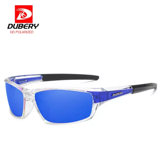 DUBERY Polarized Sports Sunglasses for Men Women Cycling Fishing Driving Glasses