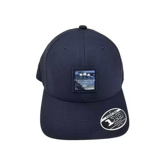 Travis Mathew Summer Set Total Eclipse Stretch Flexfit SnapBack Golf Blue Hat