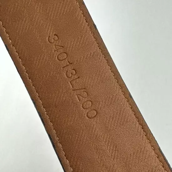 Boconi Leather Belt Men's Size 36 Brown 34013L/200