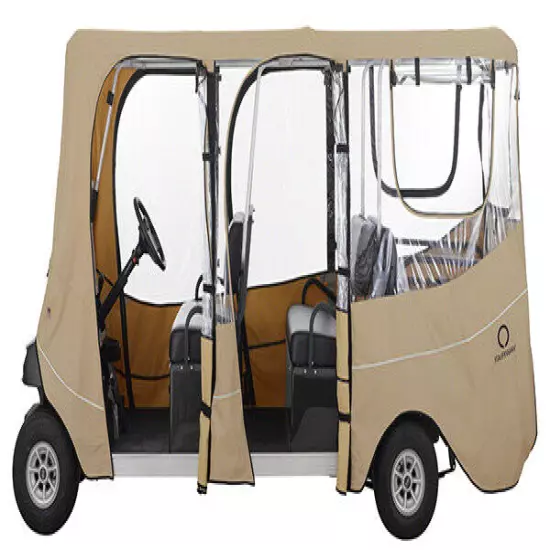 RHOX Deluxe 6 Passenger Golf Cart Enclosure - 126" Top - Universal