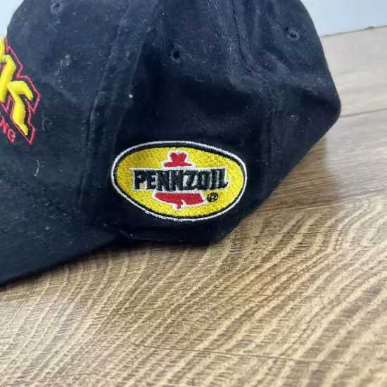 Park Racing Hat Pennzoil Black Hat Adjustable Adult Size Hat Black Cap