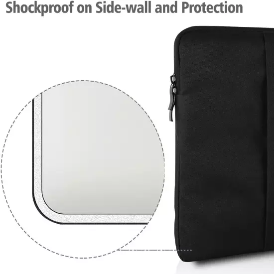 UPERFECT 16.1-inch Polyester Laptop Sleeve Protective Case Vertical Style with