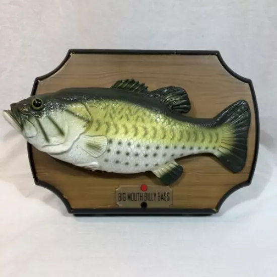 VTG Big Mouth Billy Bass Don’t Worry Be Happy Take to The River Fish 1999 Gemmy