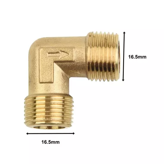 Coupler Tool Parts1pc Oil-free Air Compressor Fittings Brass 16.5mm Valve Elbow