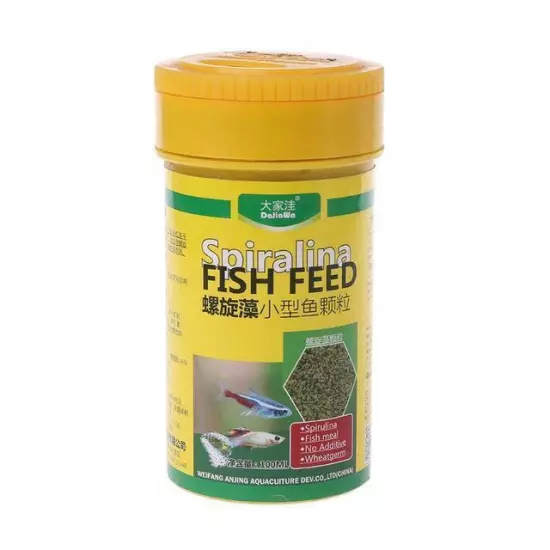 Spirulina Food Tropical Fish Nutrition Aquarium Fish Tank Color Enhanced Feeding