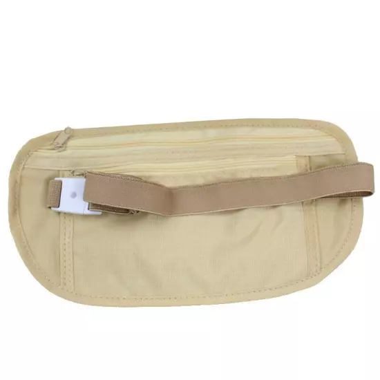 Invisible Waist Packs Pouch for Passport Money Belt Bag Hidden Security Wallet