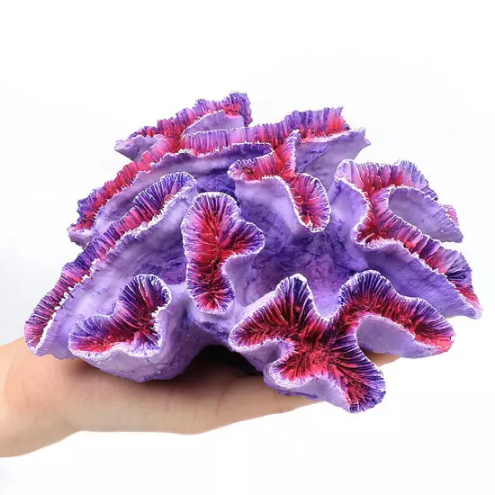 Artificial Resin Coral Reef Aquarium Ornaments Landscaping Fish Tank Decor Home