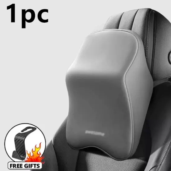 Car Seat Waist Cushion Lumbar Pillow Cushion Head Neck Pillow Car Headrest Sets